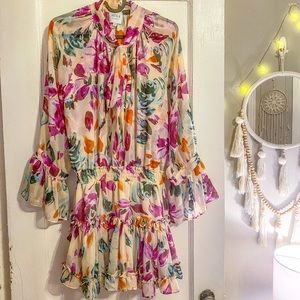 MISA Los Angeles Floral Mini Dress